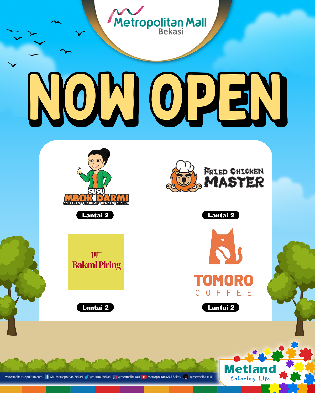 NOW OPEN 2